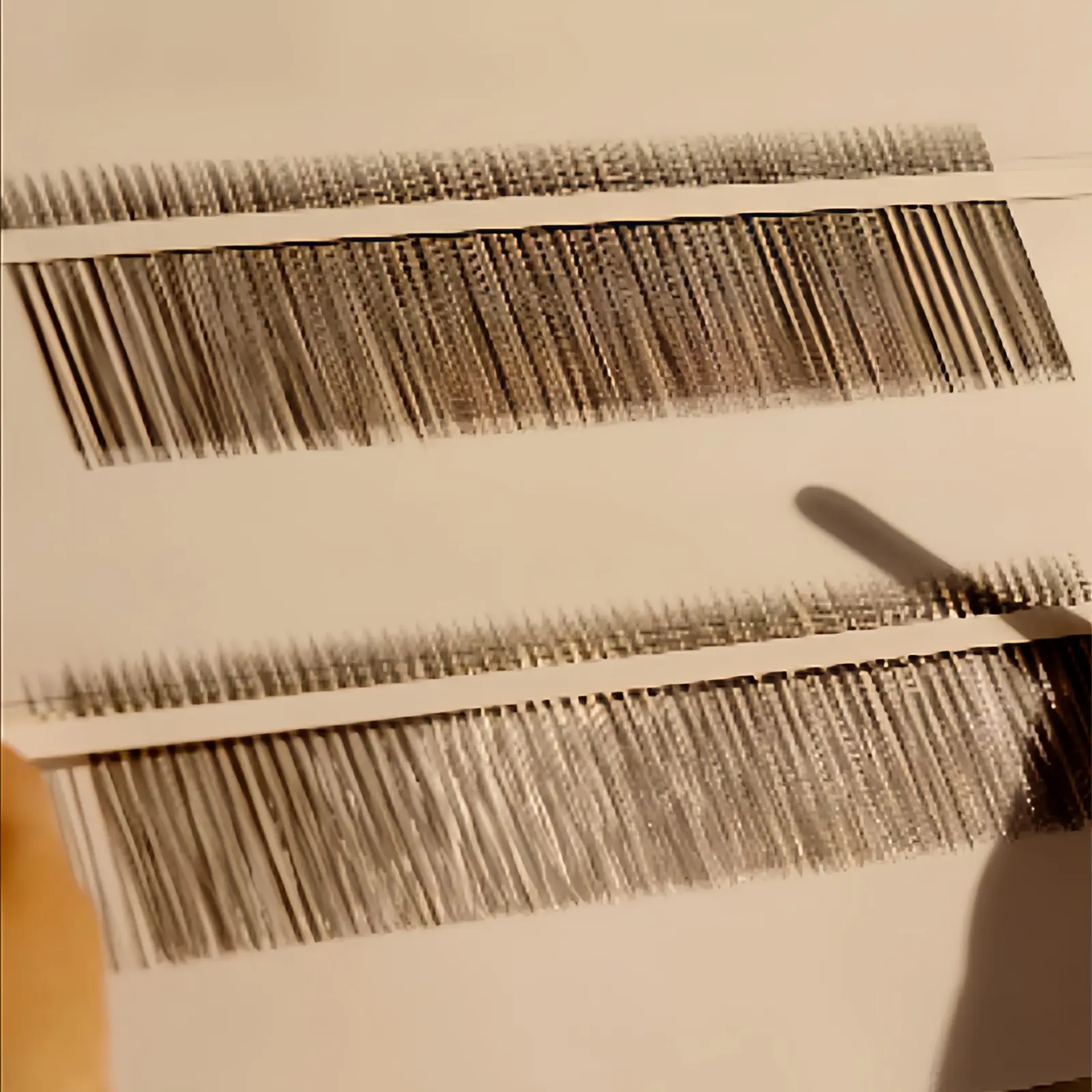 Each fiber is carefully placed by hand to align perfectly with the designed layout.  This step demands patience, precision, and exceptional craftsmanship to ensure uniform spacing and achieve the desired lash style.