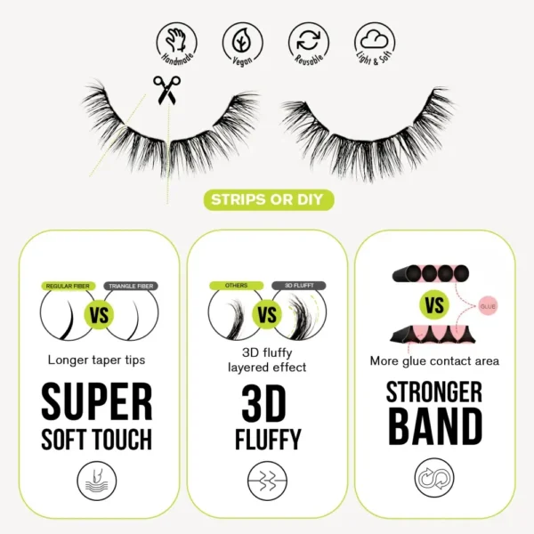 Wholesale Lash Clusters Supplies FFN06 - Image 2