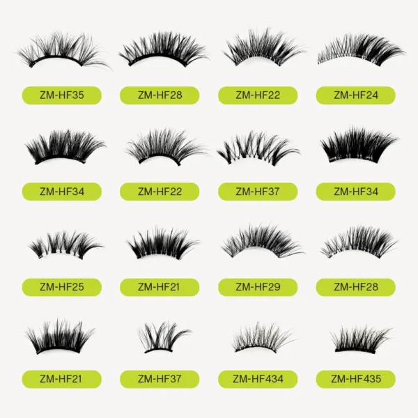 wholesale press on half lash factory ZM-HF28 - Image 2