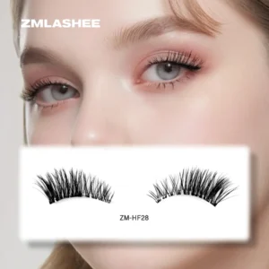 private label press on half lash supplier ZM-HF28-2