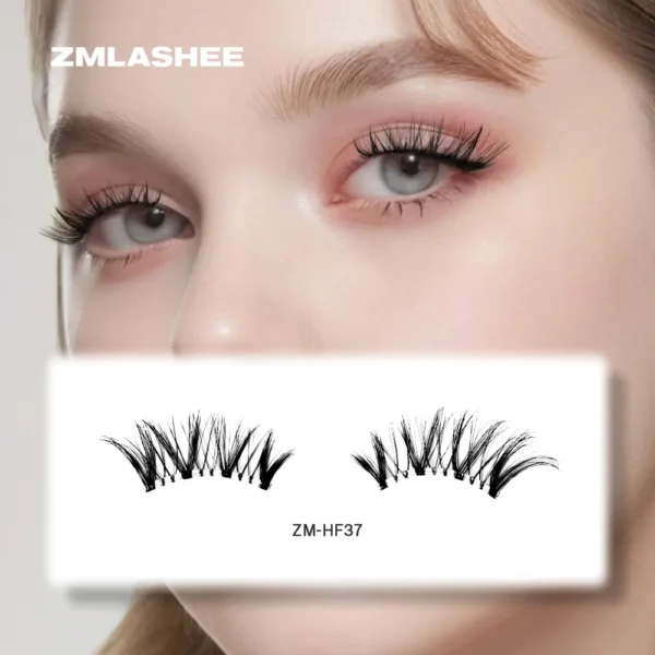 private label press on half lash supplier ZM-HF37-2