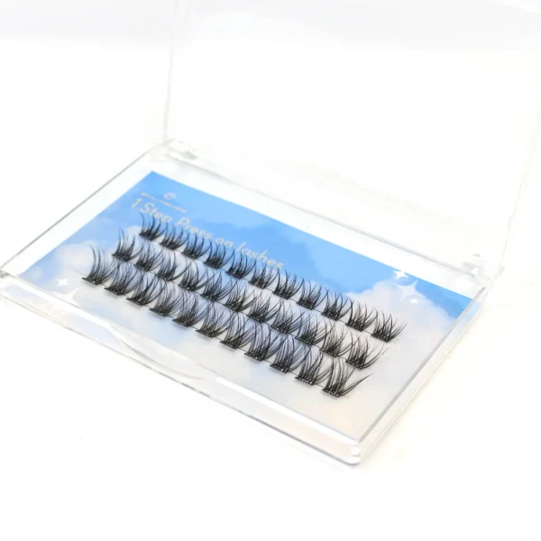 Best Vendor Wholesale Pre Glued Cluster Lashes ZM-C07 - Image 3