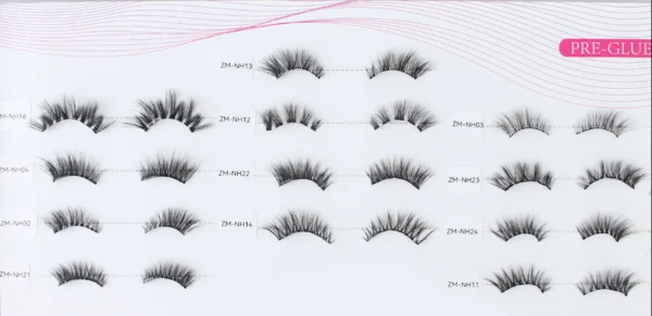 China Manufacturer No Glued Lashes ZM-NH10 - Image 5