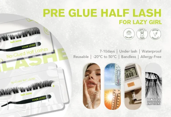 Customize Best Self Adhesive Lashes Vendor YBB09 - Image 2