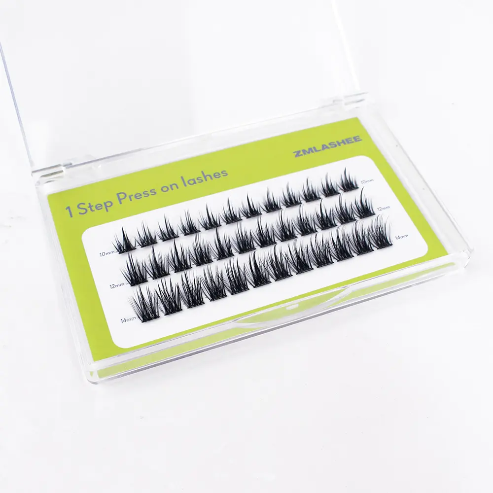 white label press on cluster lash-mw06-2